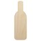Wine Bottle Solid Unfinished Wood Shape Piece Cutout for DIY Craft Projects